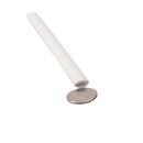 Ivory White 0.5x8 Glossy Ceramic Pencil Tile Trim (10 pack, 0.3 sq ft/case)