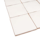 Ivory White 4x4 Glossy Square Ceramic Tile (60 pack, 6.46 sq ft/case)