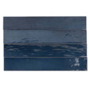 Navy Blue 2.6x16 Glossy Ceramic Subway Tile (38 pack, 10.76 sq ft/case) - Sample