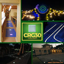 CRG30 DC12V Low Voltage In Ground RGB or WW LED Aluminum Brick Paver Light Square IP67 Waterproof