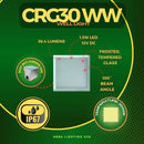 CRG30 DC12V Low Voltage In Ground RGB or WW LED Aluminum Brick Paver Light Square IP67 Waterproof