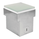 CRG30 DC12V Low Voltage In Ground RGB or WW LED Aluminum Brick Paver Light Square IP67 Waterproof