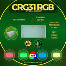 CRG31 DC12V Low Voltage In Ground RGB or WW LED Brick Paver Light Rectangle IP67 Waterproof