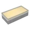 CRG31 DC12V Low Voltage In Ground RGB or WW LED Brick Paver Light Rectangle IP67 Waterproof