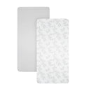 Shnuggle Air Lite Crib Fitted Sheets | 100% Soft Cotton Bedding