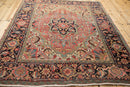 4.5x6 Vintage Heriz Rug