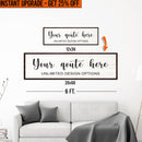 Upgrade Your 'Custom Quote' (Style 2) Canvas To 20x60 Inches by Tailored Canvases