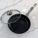 CXD DOU Ceramic Nonstick Fry Pan with Glass Lid