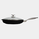 CXD DOU Ceramic Nonstick Fry Pan with Glass Lid