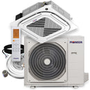 Pioneer® Quantum Ultra™ 36,000 BTU 20 SEER2 230V 4-Way Ceiling Cassette Ductless Mini-Split Air Conditioner Inverter Heat Pump by Pioneer Official Store