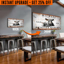 Upgrade Your 'Cattle Ranch' (Style 1) Canvas To 24x48 Inches (Free Shipping) by Tailored Canvases