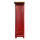 Small Rustic Cabinet for storage in Oldie Red