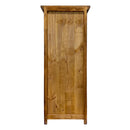 Small Rustic Cabinet for storage in Oldie Red