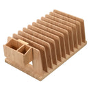 Bamboo Caddy Add-On for Charging Stations and Office Organizers by MobilevisionUS