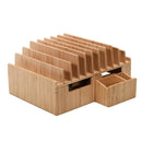 Bamboo Caddy Add-On for Charging Stations and Office Organizers by MobilevisionUS