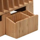 Bamboo 10 Port Charging Station Plus 2 Caddy Adapter Combo by MobilevisionUS