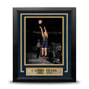 Caitlin Clark Shooting Action Indiana Fever 8" x 10" Framed WNBA Blackout Basketball Photo by Dynasty Sports & Framing