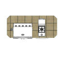 Cal Flame Pacifica Q 7 Ft. BBQ Grill Island - BBK701