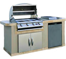 Cal Flame Pacifica Q 7 Ft. BBQ Grill Island - BBK701