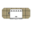 Cal Flame Kona 6 Ft. BBQ Grill Island - BBK601