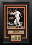 Cal Ripken, Jr. 400th Home Run Baltimore Orioles 8" x 10" Framed Baseball Photo with Engraved Autograph by Dynasty Sports & Framing