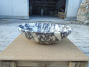 Calacatta Viola Oval White Purple Marble Handcarved Above Counter Vessel Bathroom Sink 14x18x5 Inch