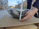 Calacatta Viola Oval White Purple Marble Handcarved Above Counter Vessel Bathroom Sink 14x18x5 Inch