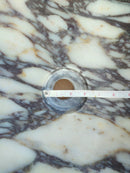 Calacatta Viola Oval White Purple Marble Handcarved Above Counter Vessel Bathroom Sink 14x18x5 Inch