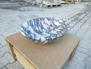 Calacatta Viola Oval White Purple Marble Handcarved Above Counter Vessel Bathroom Sink 14x18x5 Inch