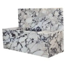 Calacatta Viola Marble Wall Mount Bathroom Sink 16x32