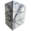 Calacatta Viola Marble Stand-Alone Drawer Sink (W)20" (L)30" (H)34" profile view