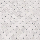 MSI Calacatta Cressa Basketweave Honed Marble Mosaic Tile 12"x12"
