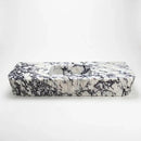 Calacatta Viola Marble Custom Wall-Mount Bathroom Sink with Fluted Front & Sides – 60" x 20" x 10"