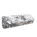 Calacatta Viola Marble Custom Wall-Mount Bathroom Sink with Fluted Front & Sides – 60" x 20" x 10"