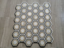 Water Jet Thassos +Carrara + Bardiglio Pinboard Polished Mosaic