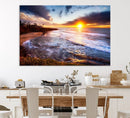 California Coastline Sunset Canvas Art for Beach House Decor by MyGreatCanvas | Canvas Wall Art Prints | Photo Prints & Wall Decor