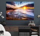California Coastline Sunset Canvas Art for Beach House Decor by MyGreatCanvas | Canvas Wall Art Prints | Photo Prints & Wall Decor