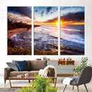 California Coastline Sunset Canvas Art for Beach House Decor by MyGreatCanvas | Canvas Wall Art Prints | Photo Prints & Wall Decor