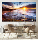 California Coastline Sunset Canvas Art for Beach House Decor by MyGreatCanvas | Canvas Wall Art Prints | Photo Prints & Wall Decor
