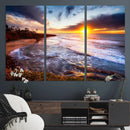 California Coastline Sunset Canvas Art for Beach House Decor by MyGreatCanvas | Canvas Wall Art Prints | Photo Prints & Wall Decor