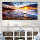 California Coastline Sunset Canvas Art for Beach House Decor by MyGreatCanvas | Canvas Wall Art Prints | Photo Prints & Wall Decor