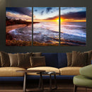 California Coastline Sunset Canvas Art for Beach House Decor by MyGreatCanvas | Canvas Wall Art Prints | Photo Prints & Wall Decor
