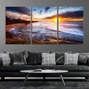 California Coastline Sunset Canvas Art for Beach House Decor by MyGreatCanvas | Canvas Wall Art Prints | Photo Prints & Wall Decor