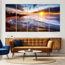 California Coastline Sunset Canvas Art for Beach House Decor by MyGreatCanvas | Canvas Wall Art Prints | Photo Prints & Wall Decor