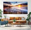 California Coastline Sunset Canvas Art for Beach House Decor by MyGreatCanvas | Canvas Wall Art Prints | Photo Prints & Wall Decor