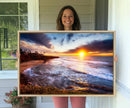 California Coastline Sunset Canvas Art for Beach House Decor by MyGreatCanvas | Canvas Wall Art Prints | Photo Prints & Wall Decor