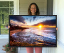 California Coastline Sunset Canvas Art for Beach House Decor by MyGreatCanvas | Canvas Wall Art Prints | Photo Prints & Wall Decor