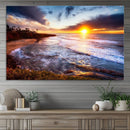 California Coastline Sunset Canvas Art for Beach House Decor by MyGreatCanvas | Canvas Wall Art Prints | Photo Prints & Wall Decor
