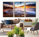 California Coastline Sunset Canvas Art for Beach House Decor by MyGreatCanvas | Canvas Wall Art Prints | Photo Prints & Wall Decor