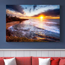 California Coastline Sunset Canvas Art for Beach House Decor by MyGreatCanvas | Canvas Wall Art Prints | Photo Prints & Wall Decor